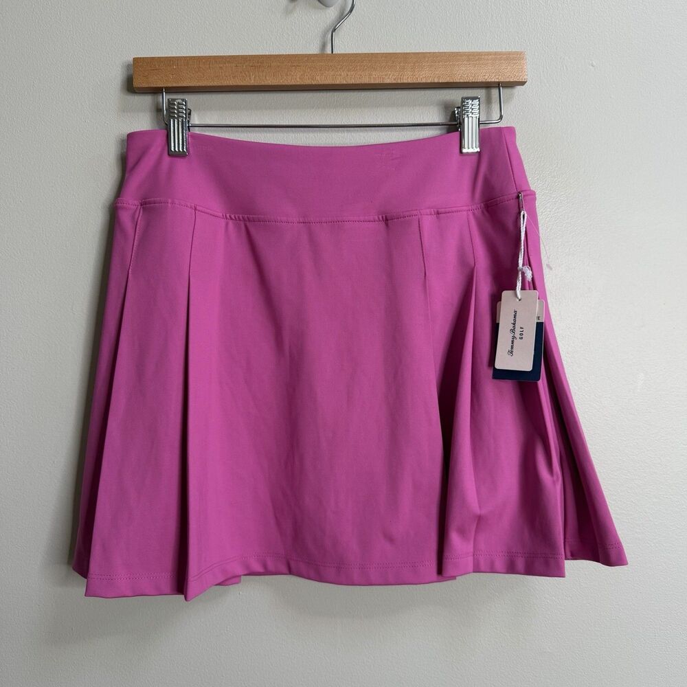Tommy Bahama Golf Pink Activewear Pleated Skort Size Small
